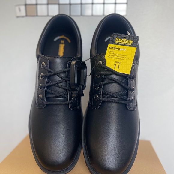 Men’s Non-Slip Work Shoes – Size 11, Black - Picture 7 of 10